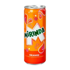Mirinda Soft Drinks Orange Can 330ml